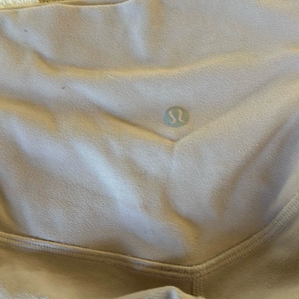 Lululemon crop light purple thicker leggings